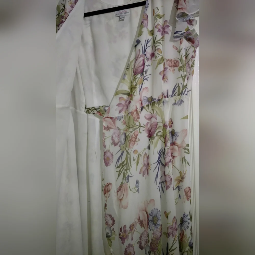 New York and Company High Low Wrap Dress - Picture 9 of 12